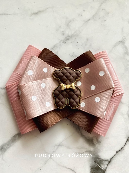 broszki Jesienna Brosza z czekoladowym MISIEM Nowość