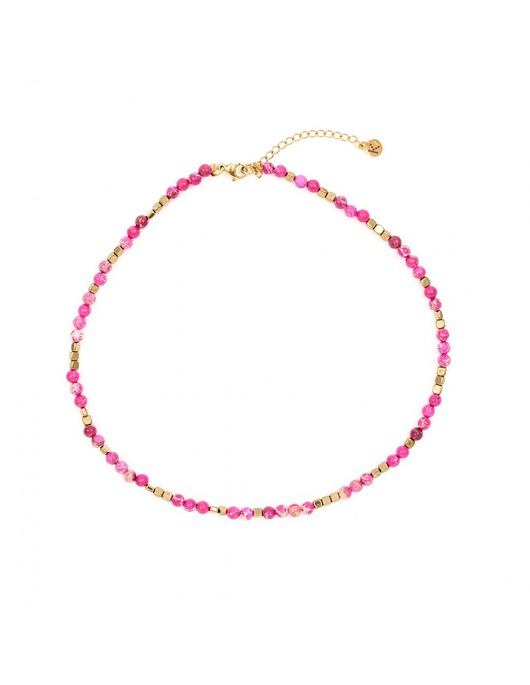 chokery Naszyjnik mix Pink&Gold