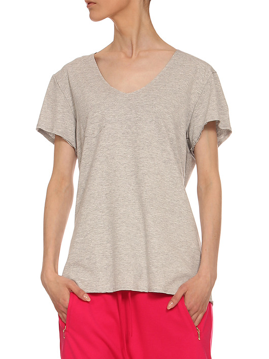  T-shirt szary YY500204_RAL7037 YULIYA BABICH