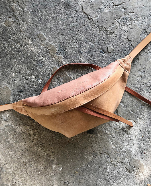 Duża skórzana NERKA TOREBKA INA BAG Moyee