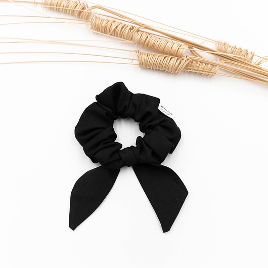 gumki do włosów Scrunchie/frotka Black