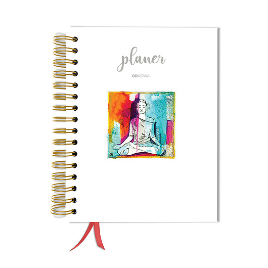 kalendarze i plannery Yoga Plan - akwarela