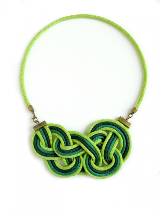 Naszyjnik Tangled Green Grass pinsjewelry