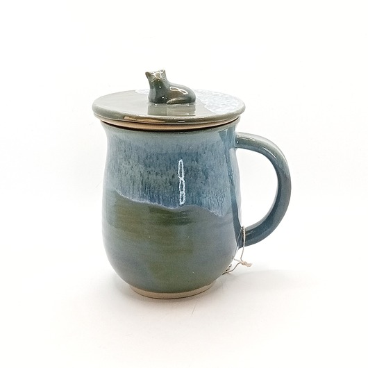 kubki Kubek z zaparzaczem i pokrywką