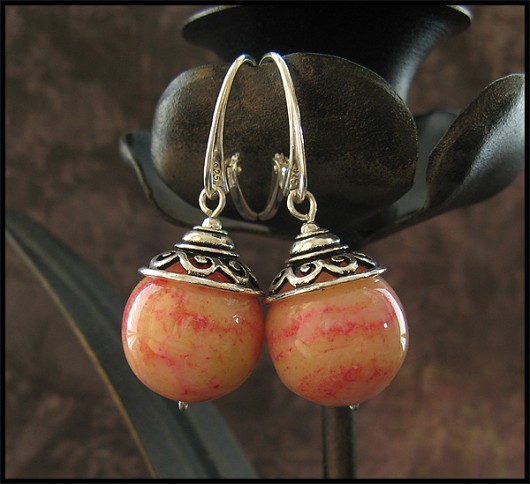 LUXURY- Różowa Chryzokola w Srebrze Bali Little Dreamer
