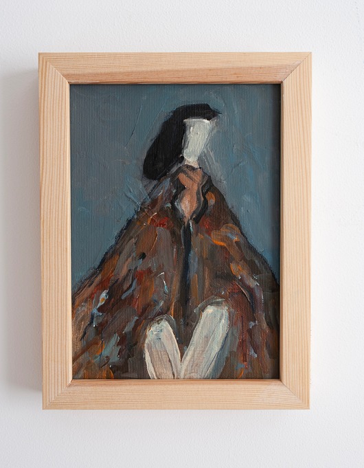 obrazy ORYGINAŁ. Obraz w ramce Kobieta 21 x 15 cm