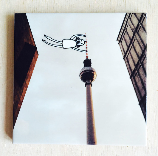 LUDZIK W BERLINIE - podstawka pod kubek STEINKELLER