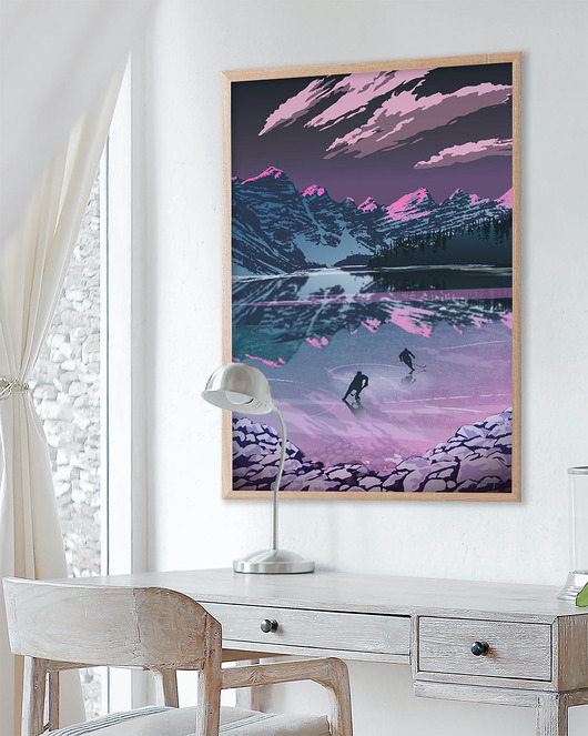 plakaty Plakat Hokej na lodzie