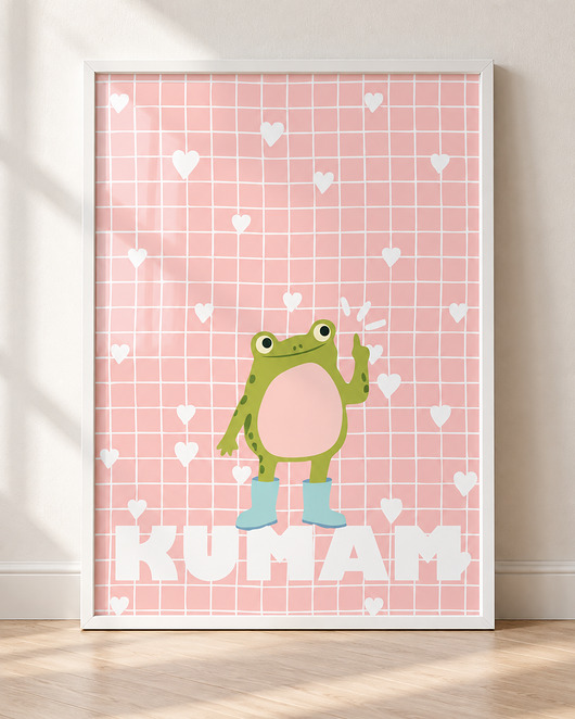 obrazy i plakaty do pokoju dziecięcego Plakat Kumam