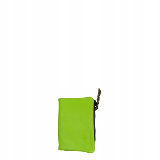 portfele damskie Portfel damski mały skórzany na prezent miejsce na banknoty monety OLIVKA