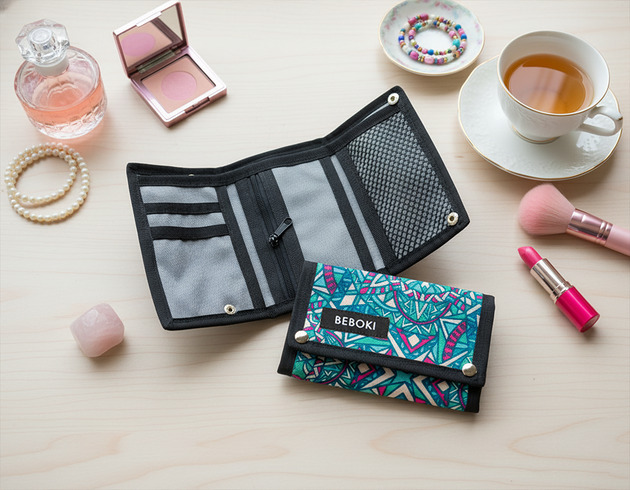 portfele damskie Portfel Mandale / BEBOKI wodoodporny