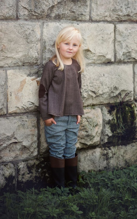 Woolen star trousers Katarzyna Sokol