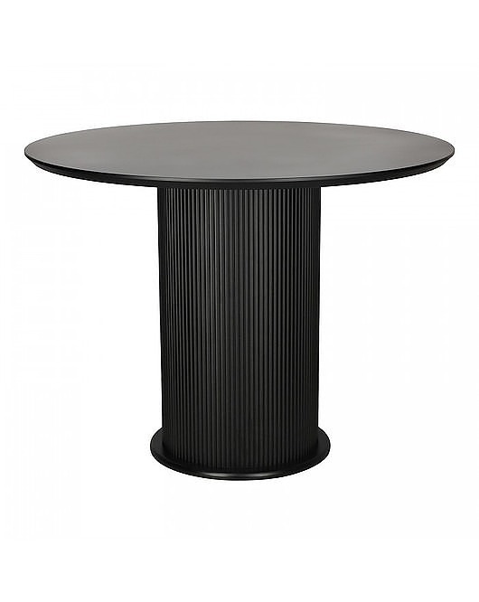 stoły Stół Okrągły Mondello Czarny 100 cm