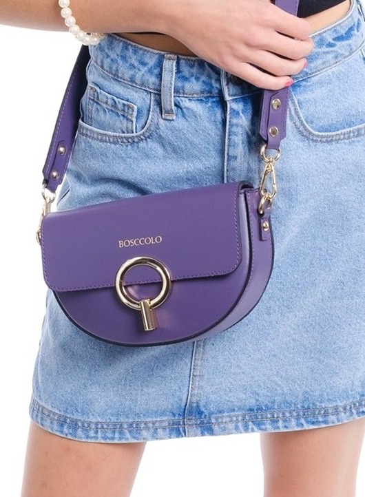 torby na ramię Torebka skórzana crossbody  (7118)