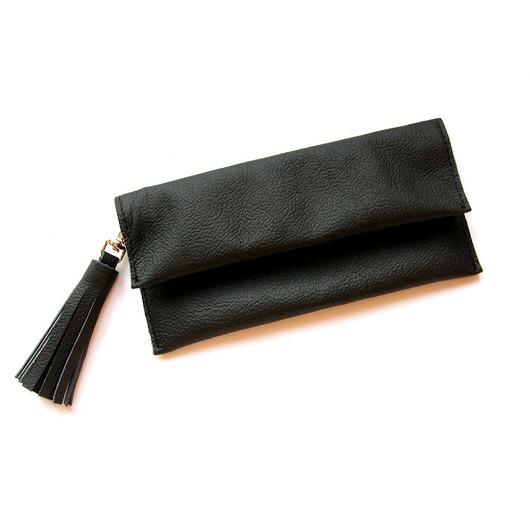 Fringe mini - skórzana mini kopertówka sabi tatka
