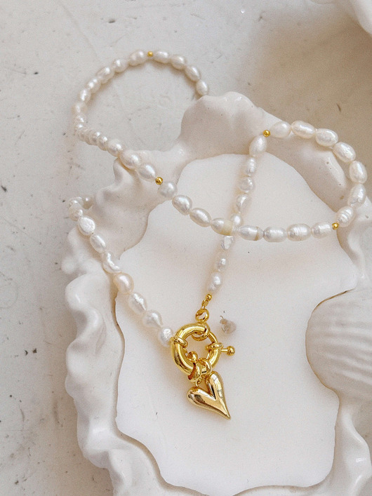 złote naszyjniki Naszyjnik z pereł naturalnych