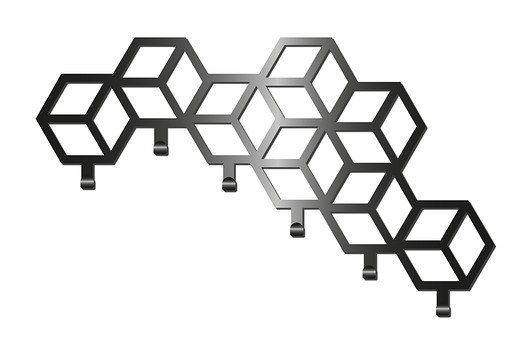 wieszaki Nowoczesny Wieszak Z Kolekcji Simple Geometryczne Wg22