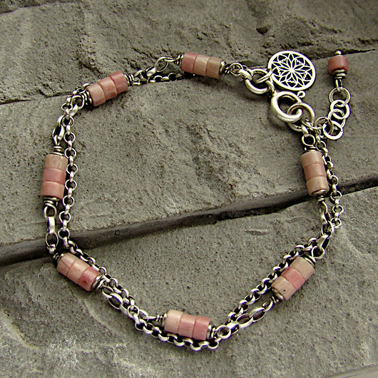 bransoletki z kamieni naturalnych Rodonit - bransoletka