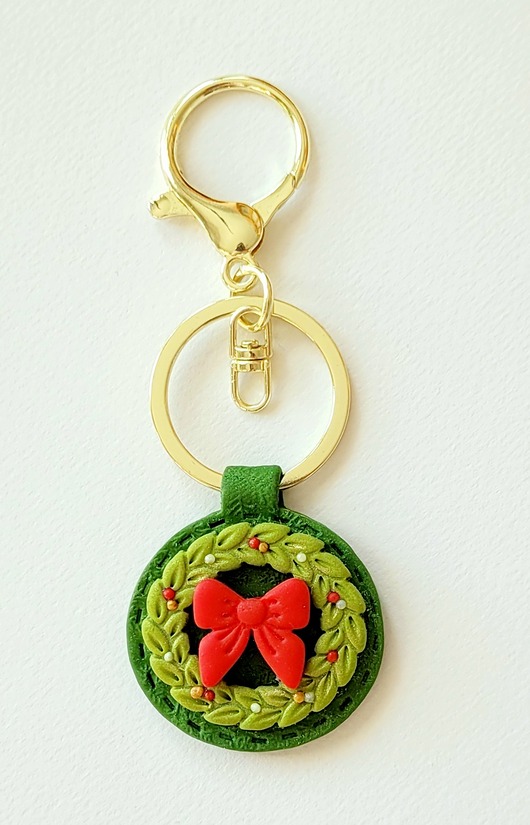 breloki Brelok - świąteczna kokardka