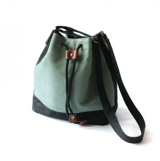 torebka midi h30 -green&black- zamówienie elfagado