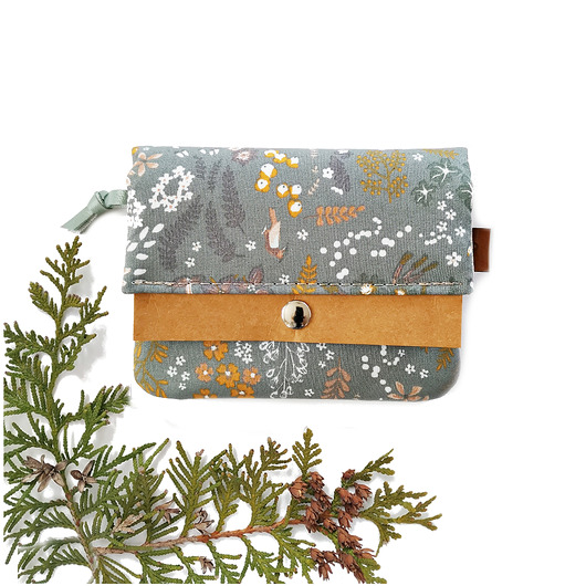 portfele damskie Portfel Boho Mini - BOTANIKA SZAŁWIA