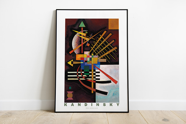 Wassily Kandinsky- plakat wystawowy Pas De LArt