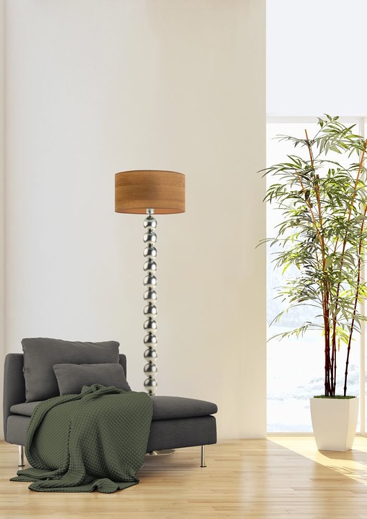 lampy podłogowe Ozdobna lampa stojąca w stylu skandynawskim GIZA ECO