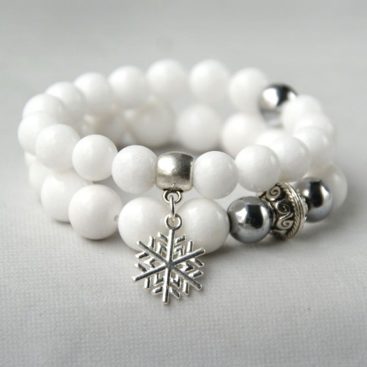 śnieżynka :: biały jadeit PURE WHITE kaktusia