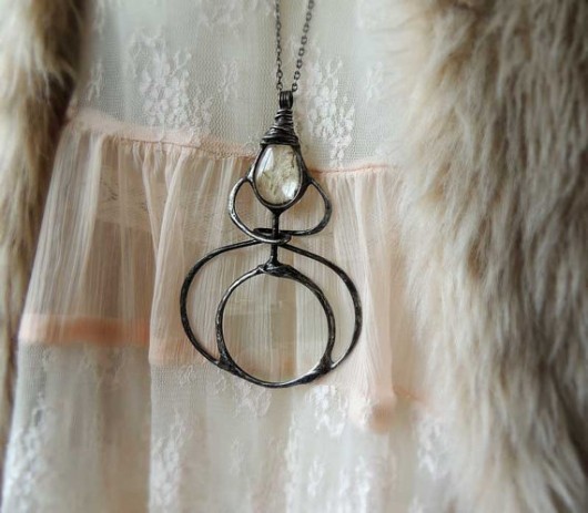 wisiory Naszyjnik dla mamy- lupka