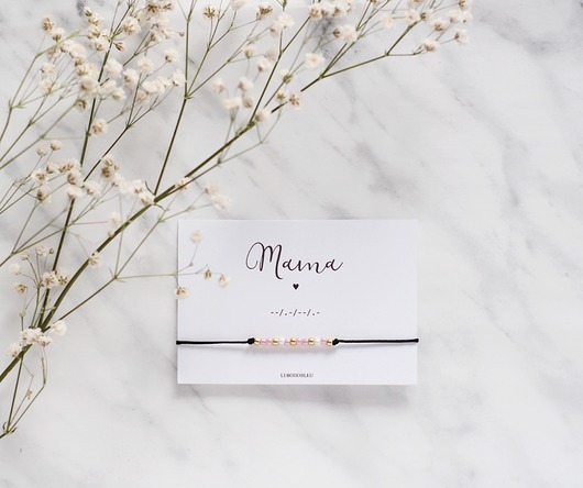 bransoletki na sznurku MAMA Morse Code Bracelet