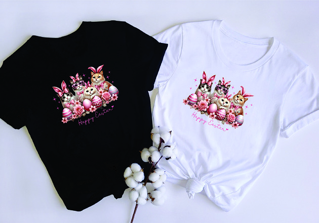 t-shirt damskie ŚWIĄTECZNE KOTY  koszulka z nadrukiem