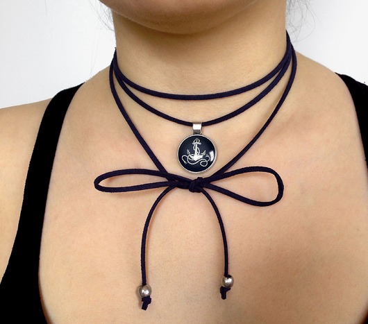 Choker Kotwica - 0759 EGGinEGG