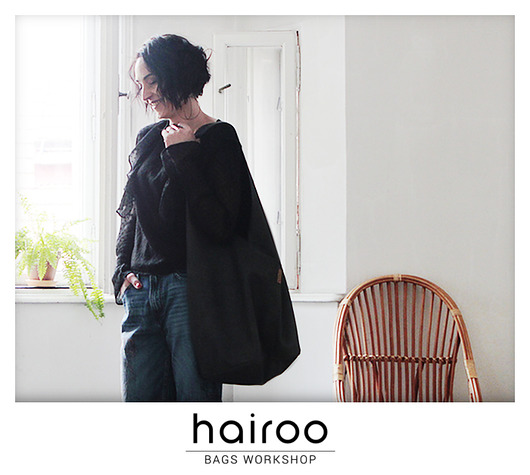 Short Boogi Bag grafitowa / torebka hobo / boho hairoo
