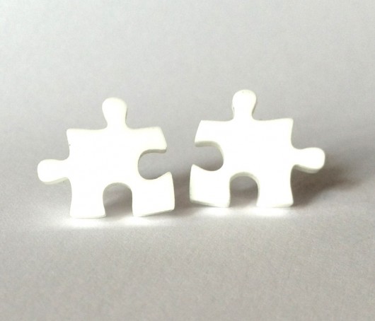 PuzzLove DeLuxe Mini / sztyfty / biały Monika Roth