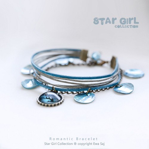 Star Girl i Bocian-  bransoletka charms Ewa Saj Fotografie