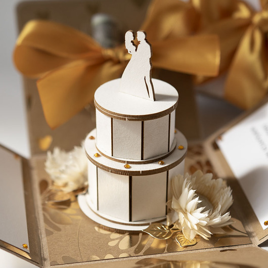 kartki scrapbooking Pamiątka ślubu, exploding box, kartka 3d na wesele