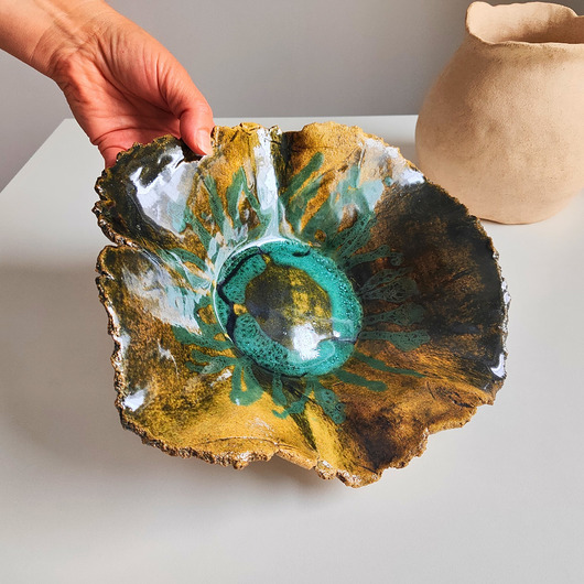 miski i misy Ceramiczna duża misa na owoce