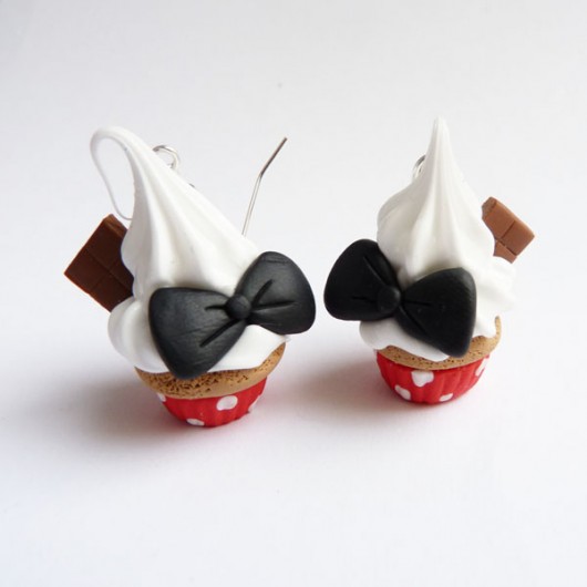 Pin-up cupcakes kolczyki Lemon Lovely