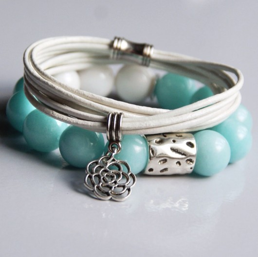KOMPLET :: mint & white :: set II kaktusia