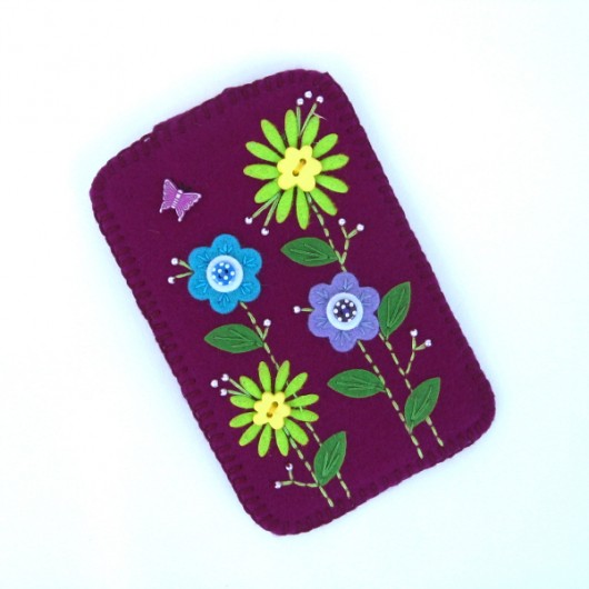 Etui na telefon Kwiaty  Tulis