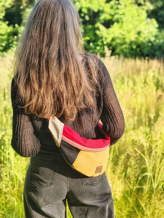 saszetka nerka Nerka "Haru"kolorowa  bawełniana