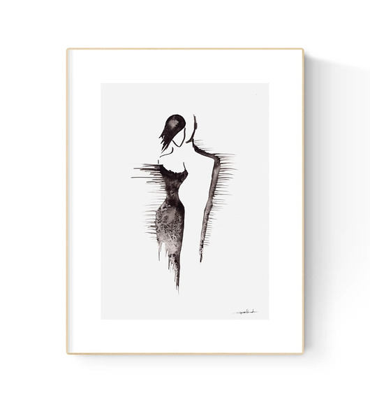 plakaty Obraz 21X30 malowany ręcznie na papierze
