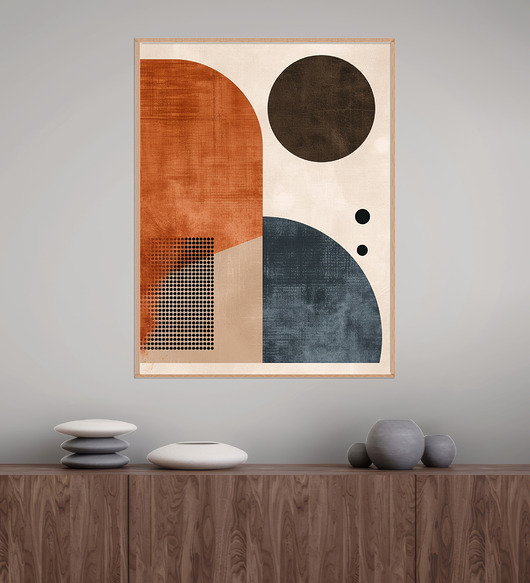 plakaty Geometria natury - Plakat, druk - Minimalizm, Boho, Loft GN65