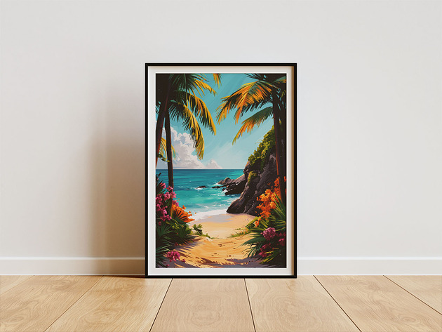 plakaty Plakat - Beach life
