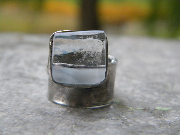 Roman Ancient Ring ;) przejrzysty kwadrat Beata Trotter