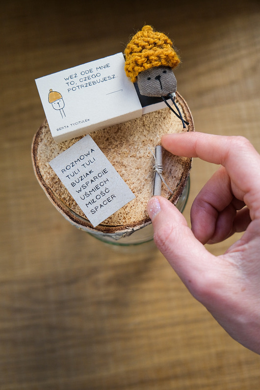 kartki scrapbooking Miła kartka życzliwości  - BERTA tyciTulek