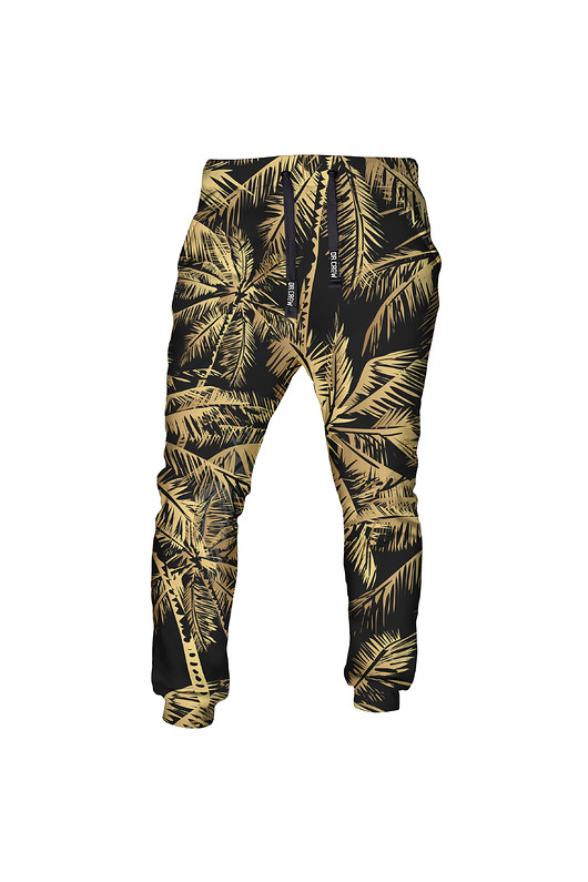 spodnie męskie DR.CROW Spodnie Fullprint Gold Palms