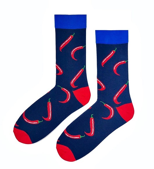 Skarpety papryczki chilli FUNNY SOCKS EsteraShop