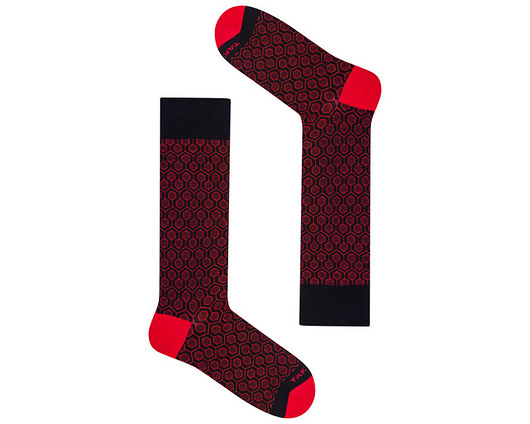 skarpetki męskie Wełniane skarpetki merino - Wełniana 60m1 (red)