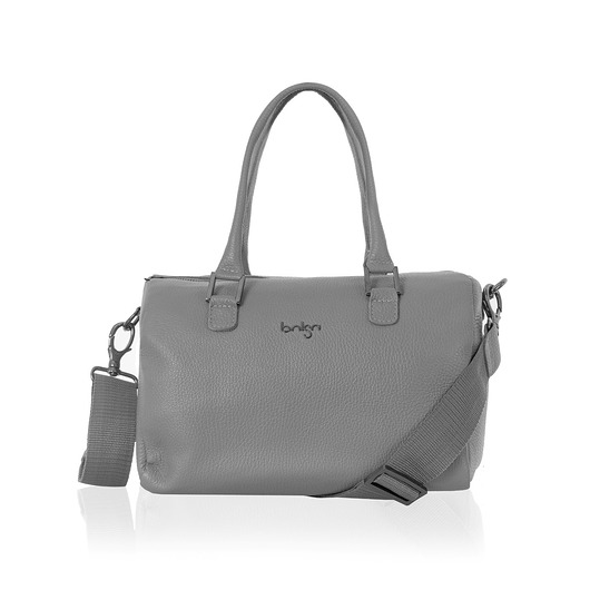 torby na ramię Torba skórzana Tere szara marki bolsa